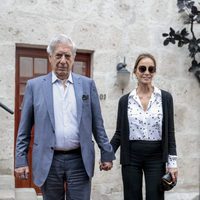 Mario Vargas Llosa e Isabel Preysler en Arequipa