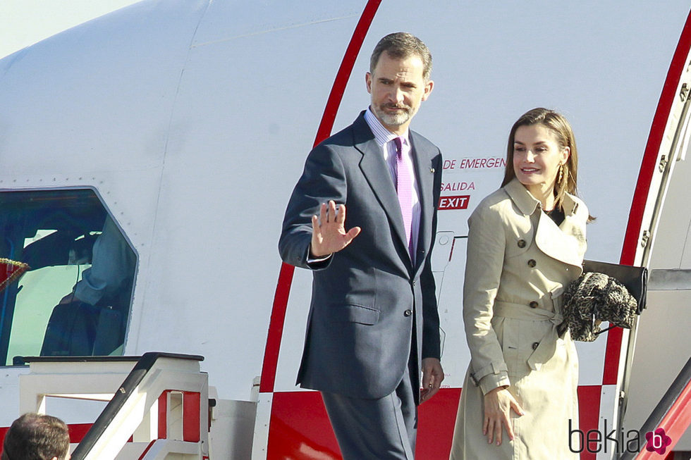 Los Reyes Felipe y Letizia se despiden en Madrid antes de volar a Japón para su Viaje de Estado