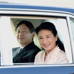 Naruhito y Masako de Japón en la bienvenida a los Reyes Felipe y Letizia a Japón