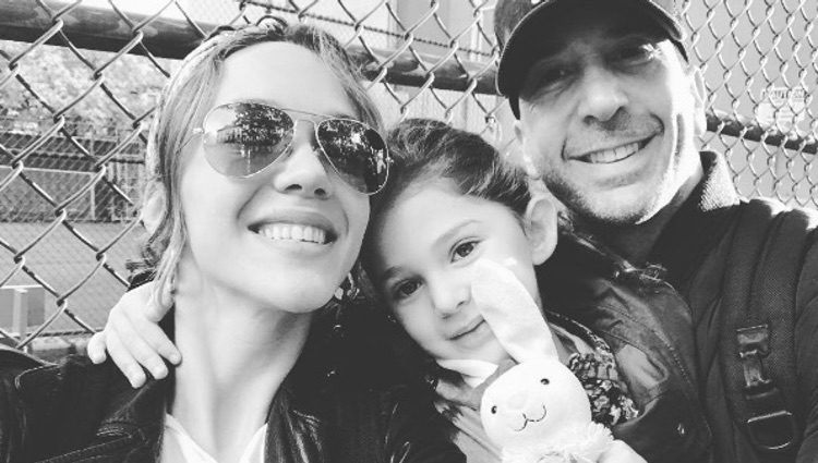 David Schwimmer junto a su mujer Zoe Buckman y su hija Cleo tras anunciar su separación