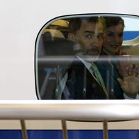 Los Reyes Felipe y Letizia viajan hasta Shizouka en tren