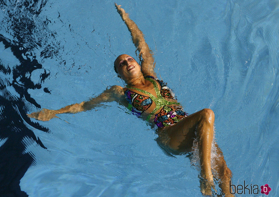 Gemma Mengual en la piscina en el mundial de Melbourne