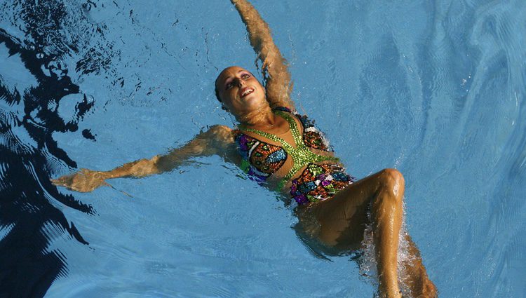 Gemma Mengual en la piscina en el mundial de Melbourne