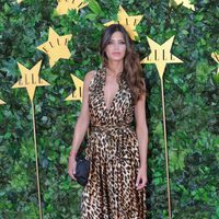 Sara Carbonero con un escotadísimo vestido de leopardo