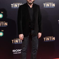 Antonio Garrido en en estreno de 'Las aventuras de Tintín: el secreto del unicornio' en Madrid