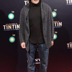 Sergio Peris Mencheta en el estreno de 'Las aventuras de Tintín: el secreto del unicornio' en Madrid
