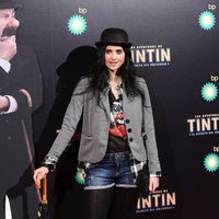 Berta Hernández en el estreno de 'Las aventuras de Tintín: el secreto del unicornio' en Madrid