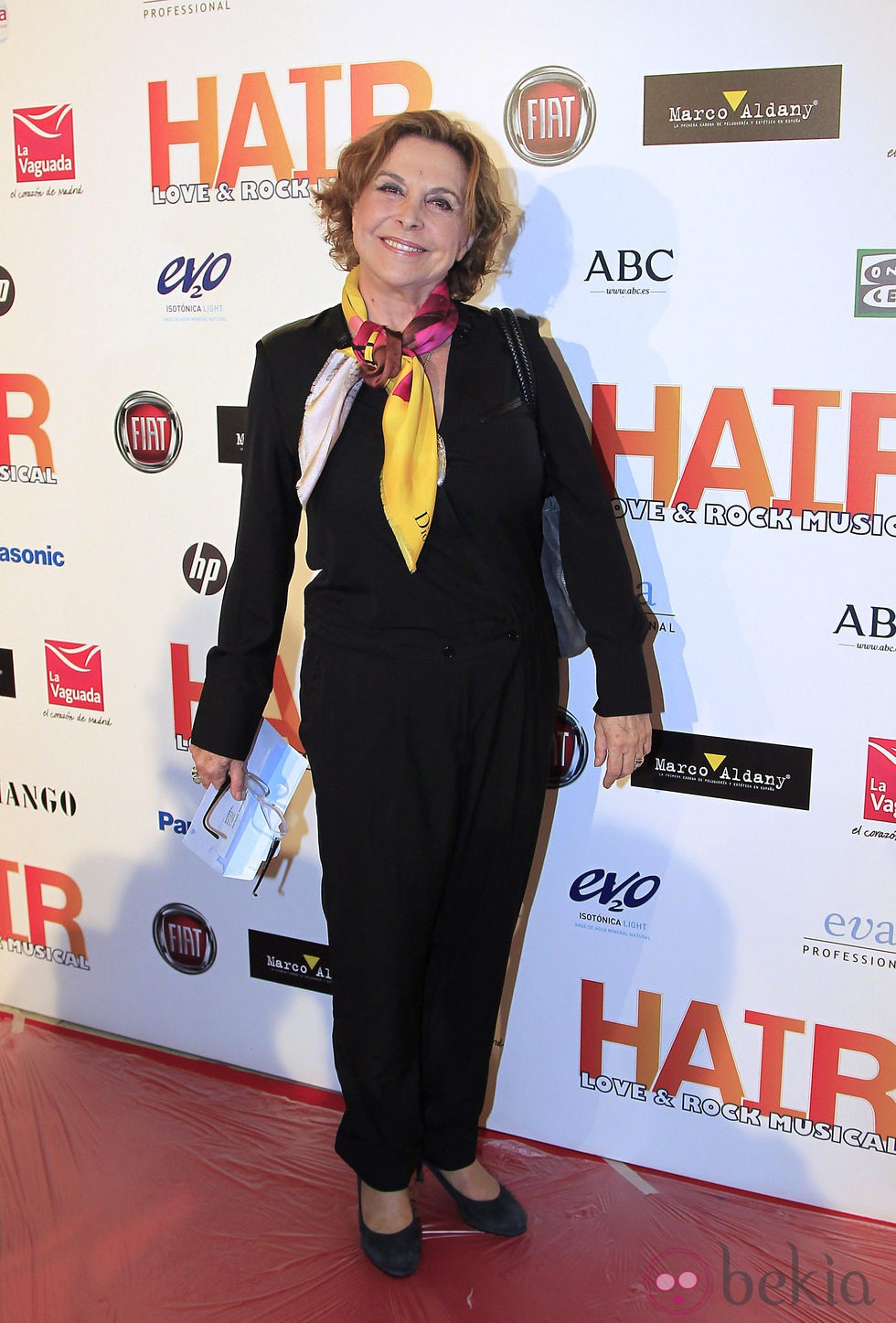 María Luisa Merlo en el estreno del musical 'Hair' en Madrid