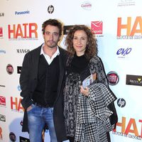 Ismael Martínez en el estreno del musical 'Hair' en Madrid