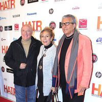 Raúl Sénder y Paco Valladares en el estreno del musical 'Hair' en Madrid