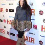 Ainhoa en el estreno del musical 'Hair' en Madrid