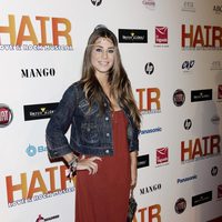 Elena Tablada en el estreno del musical 'Hair' en Madrid