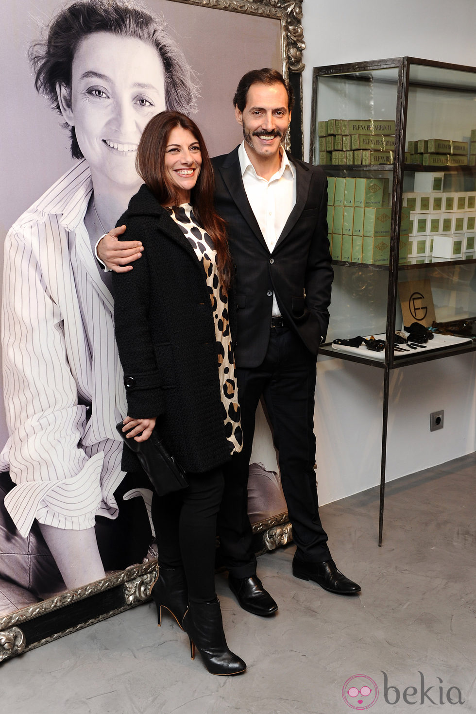 El actor Manuel Bandera en la inauguración de la tienda Elena Benarroch en Madrid