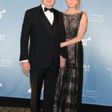 Los Príncipes Alberto y Charlene de Mónaco en los premios Princesa Grace en Nueva York