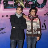 Adrián Lastra y Canco Rodríguez en el estreno de 'Verbo' en Madrid