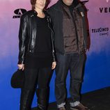 Nathalie Poza y Javivi en el estreno de 'Verbo' en Madrid