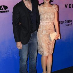 Miguel Ángel Silvestre y Alba García en el estreno de 'Verbo' en Madrid