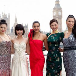 Las candidatas de China, Japón, India, Hong Kong y Filipinas en Miss Mundo 2011