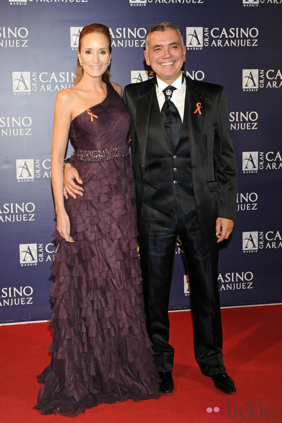 Juan Ramón Lucas y Sandra Ibarra en los premios Antena de Oro 2011