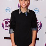 Justin Bieber en los premios europeos MTV