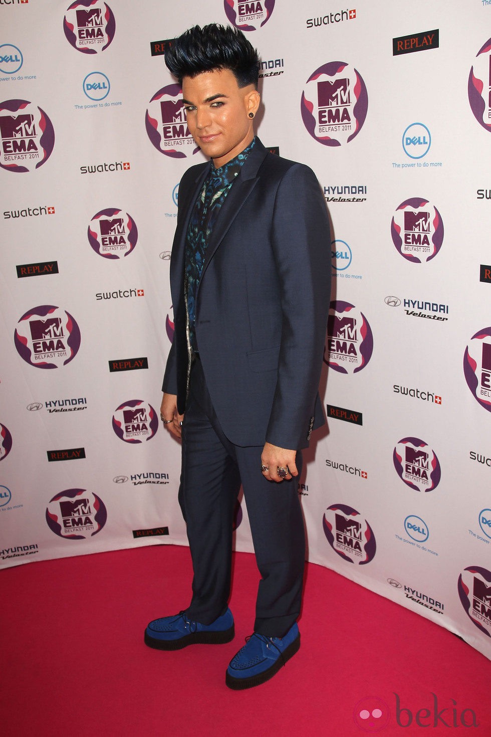 Adam Lambert en los MTV Europe Music Awards 2011