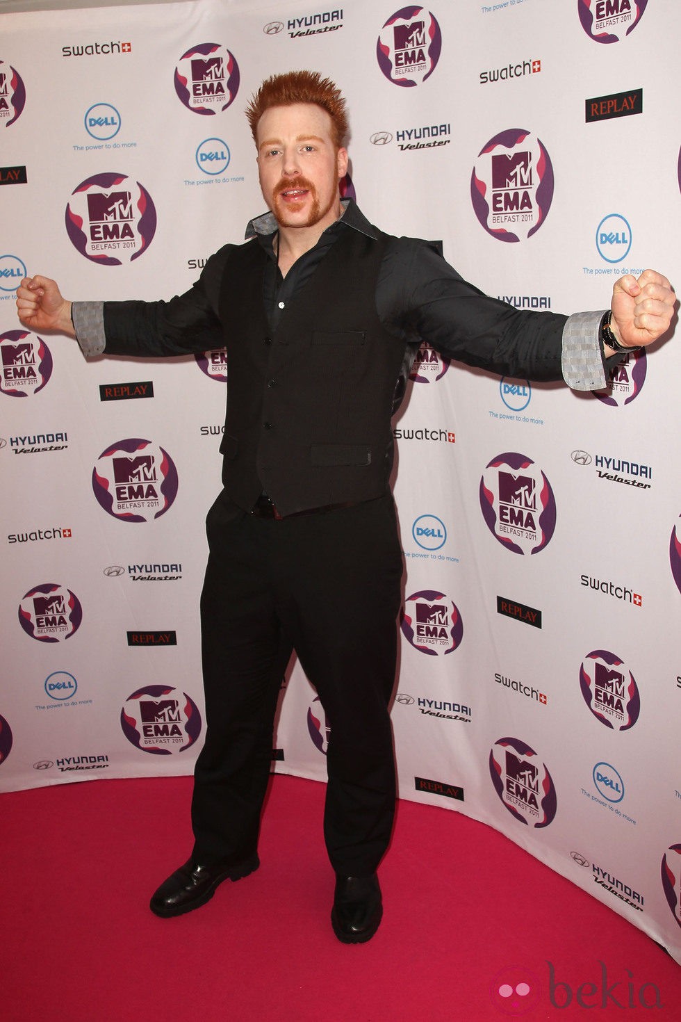 Sheamus en los MTV Europe Music Awards 2011