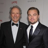 Clint Eastwood y Leonardo DiCaprio en la gala homenaje a Clint Eastwood en Los Angeles