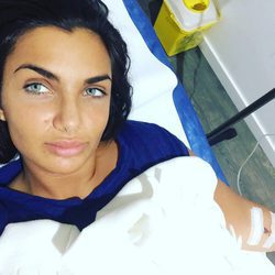Elettra Lamborghini en el hospital por estrés