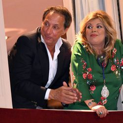 Terelu Campos y Alejandro Rubio en Málaga en Semana Santa 2017