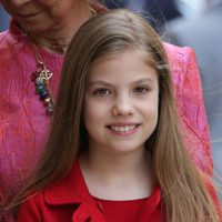 La Infanta Sofía en la Misa de la pascua 2017