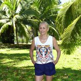 Lucía Pariente posando como concursante de 'Supervivientes 2017'