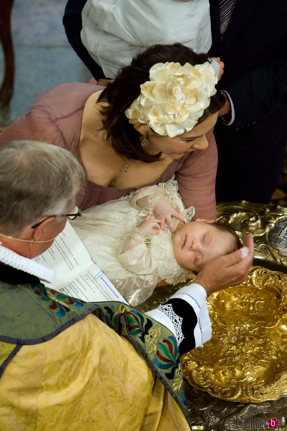 Isabel de Dinamarca en su bautizo