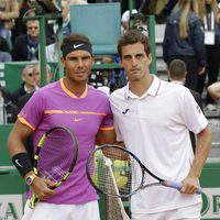 Rafa Nadal y Albert Ramos en la final del Master 1000 de Monte-Carlo 2017