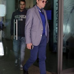 José Ortega Cano saliendo de los Juzgados con su hijo José Fernando