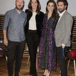 Diego Postigo, Raquel Sánchez Silva, Yolanda Sacristán y Juan Vidal durante un acto en Madrid