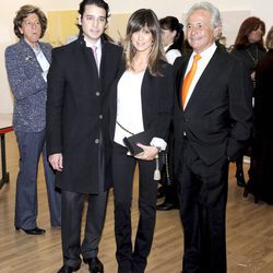 Palomo Linares con su hijo Miguel Palomo y su nuera Marta González