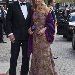 El Rey Guillermo de Holanda en la cena de gala por su 50 cumpleaños con la Reina Máxima de Holanda