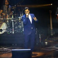David Bustamante ofreciendo su primer concierto tras su separación de Paula Echevarría