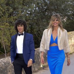 Arancha de Benito y Agunstin Etienne en la boda de Fonsi Nieto y Marta Castro en Ibiza