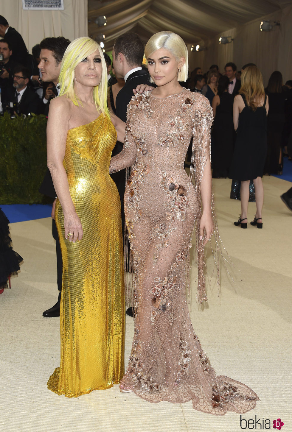 Kylie Jenner y Donatella Versace en la Gala MET 2017