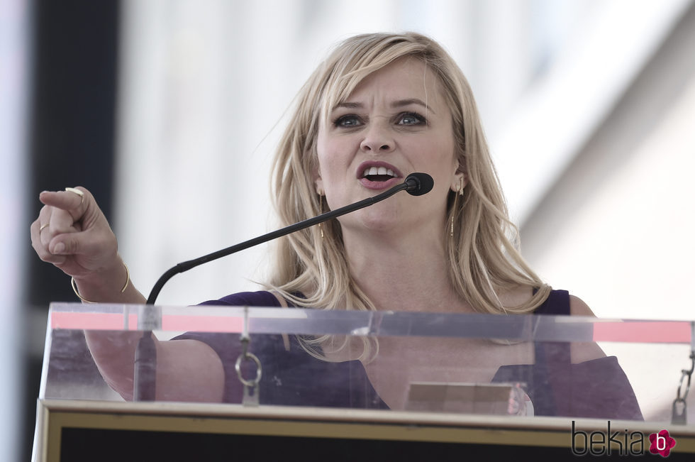 Reese Witherspoon en la ceremonia en honor a Goldie Hawn y Kurt Russell
