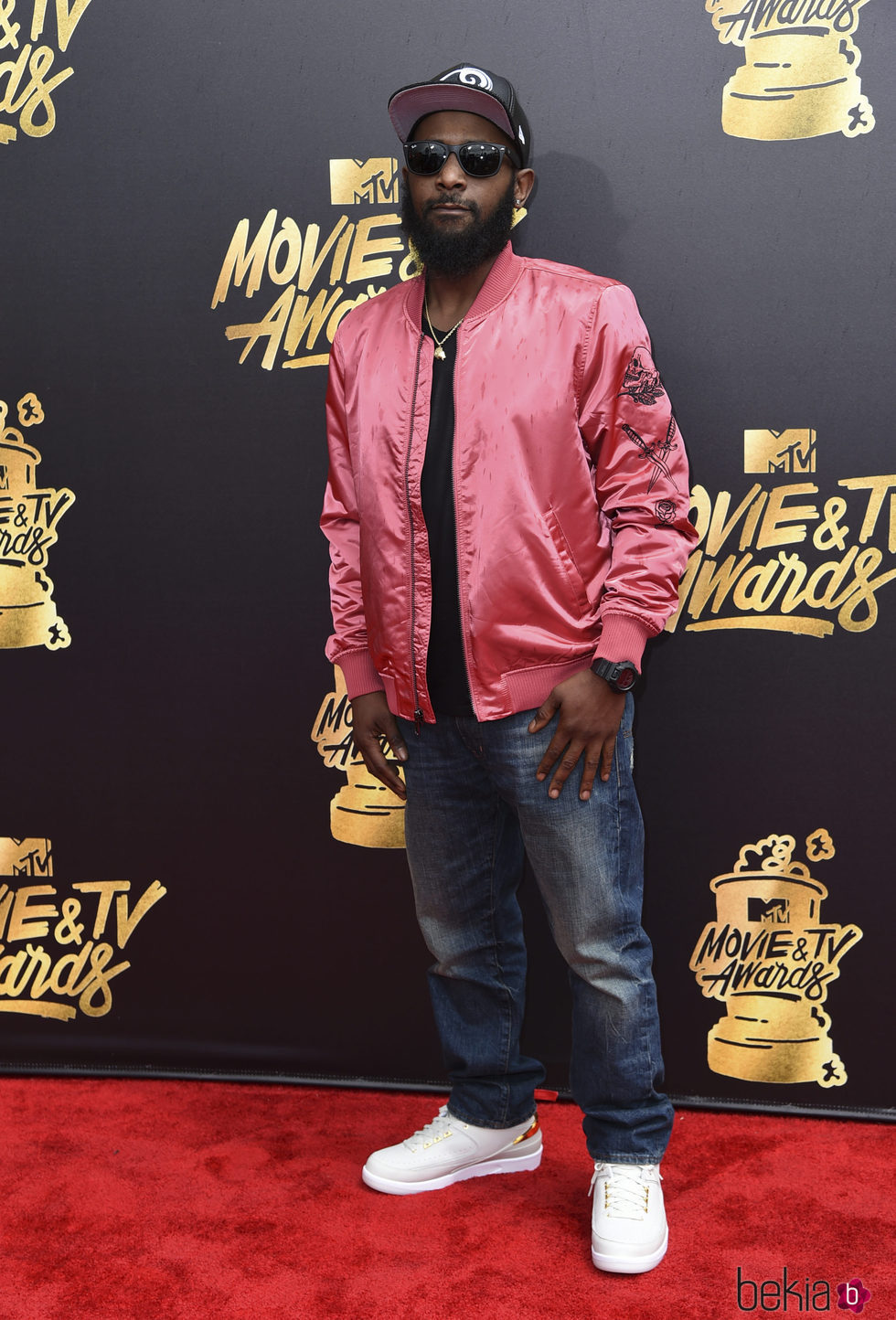 Karlous Miller en la alfombra roja de los MTV Movie Awards 2017