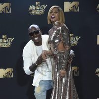 Tyrese Gibson y Taraji P. Henson en la alfombra roja de los MTV Movie Awards 2017