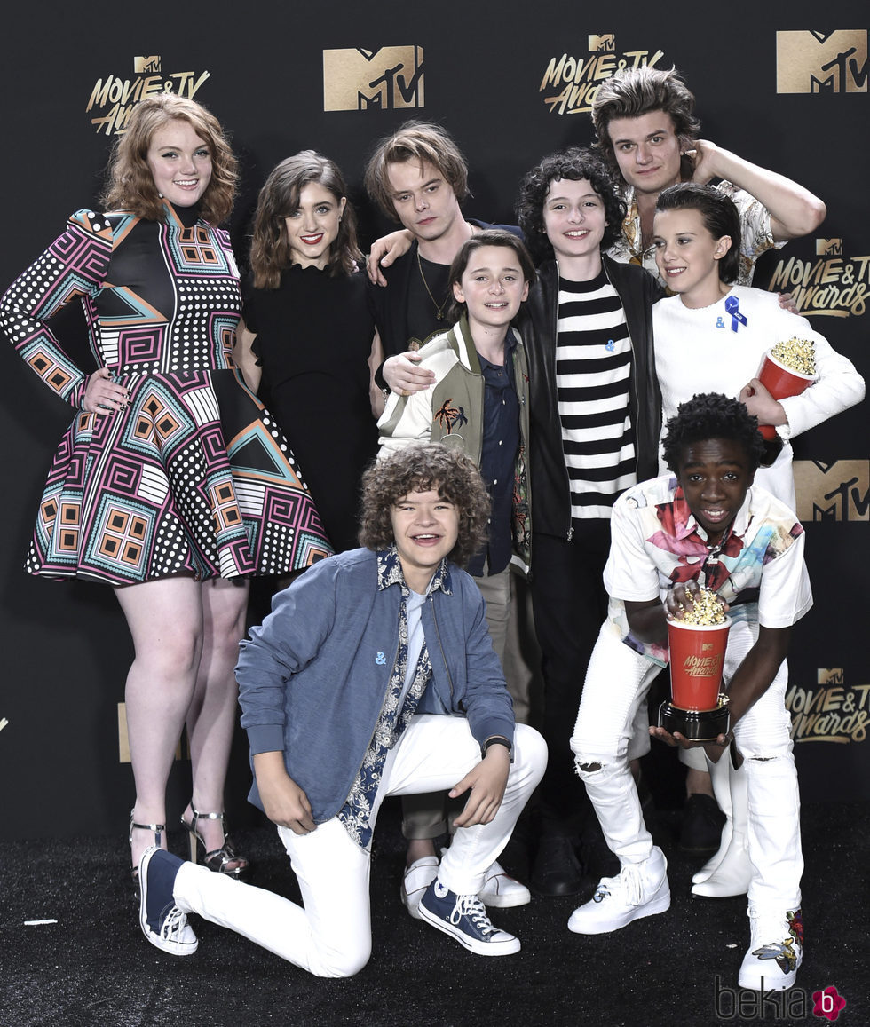 El elenco de 'Stranger Things' en los MTV Movie Awards 2017