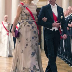 Máxima de Holanda y Enrique de Luxemburgo en una cena de gala por el 80 cumpleaños de los Reyes de Noruega