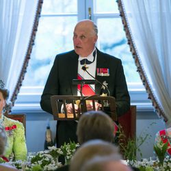 Harald de Noruega pronuncia un discurso por su 80 cumpleaños
