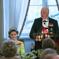 Harald de Noruega pronuncia un discurso por su 80 cumpleaños