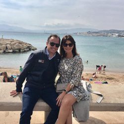 María José Suárez y Jordi Nieto durante sus vacaciones en Cannes