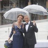 Felipe y Matilde de Bélgica en la cena en honor a los Reyes de Noruega por su 80 cumpleaños