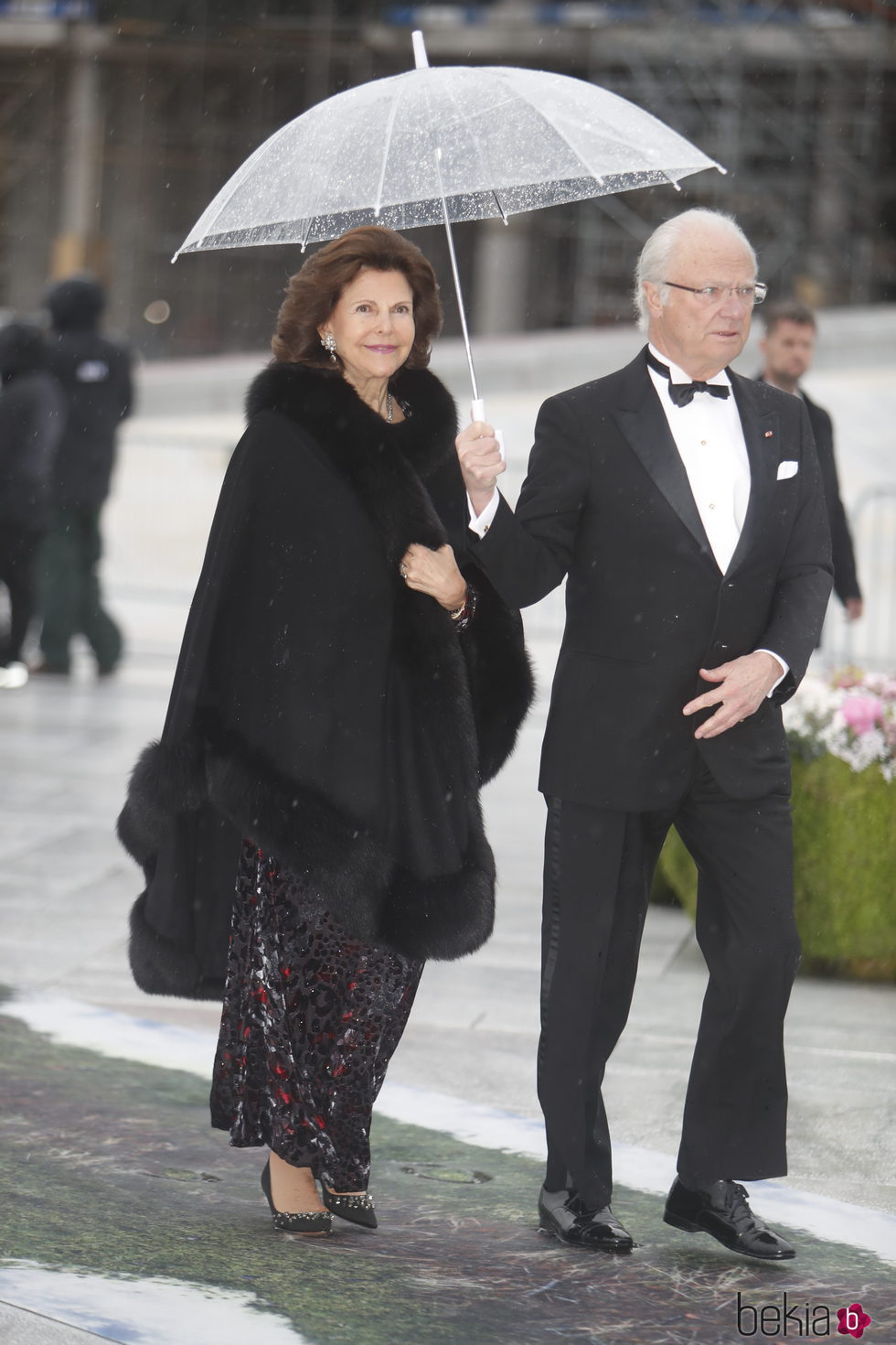 Carlos Gustavo y Silvia de Suecia en la cena en honor a los Reyes de Noruega por su 80 cumpleaños